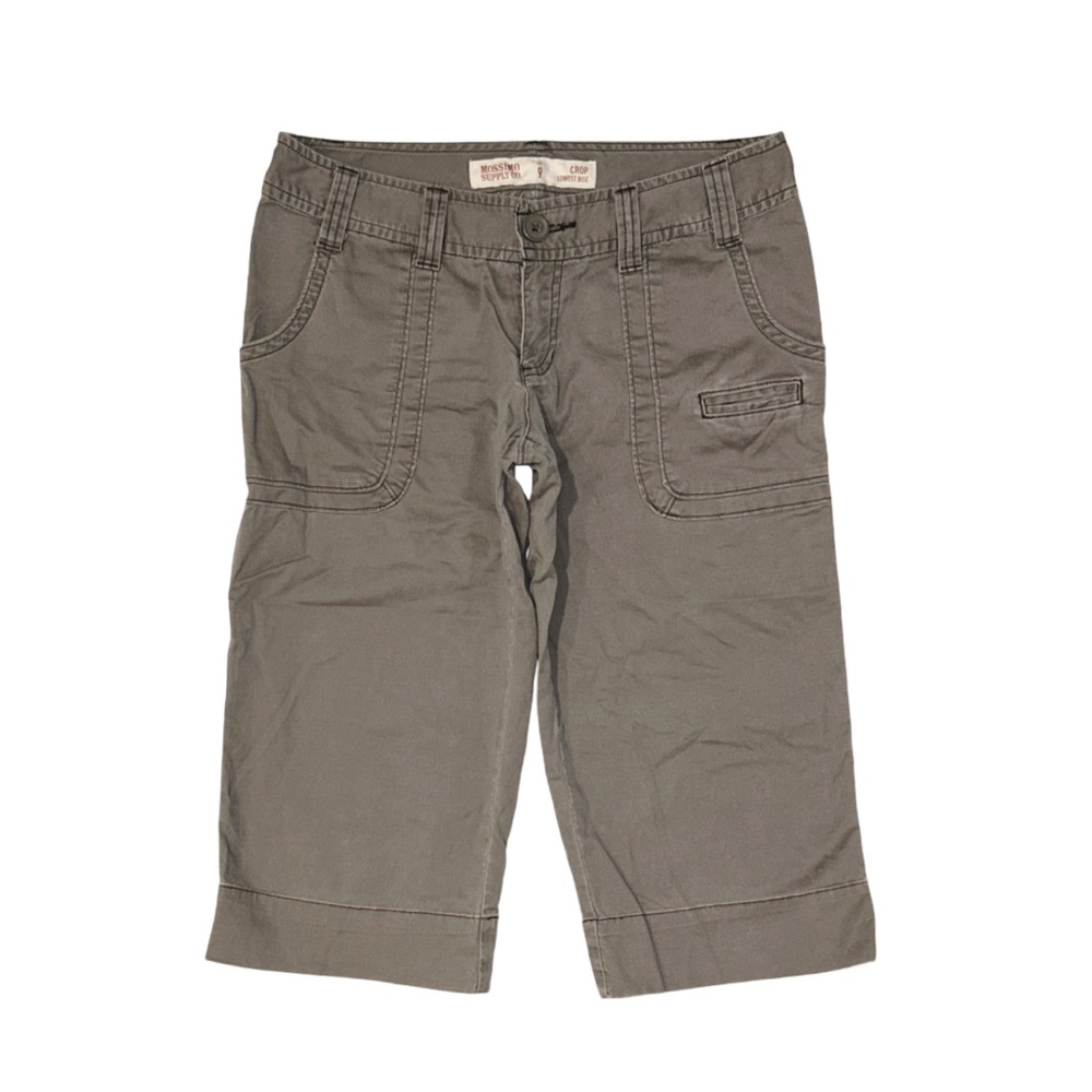 MOSSIMO SUPPLY CO. Women's Grey Low Rise Cropped Pants